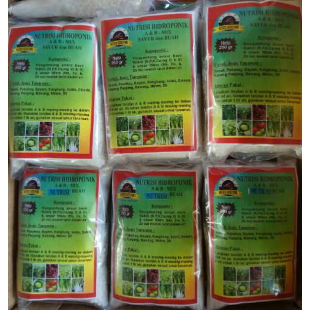 ( COD ) AB Mix Sayuran Daun AB Mix Buah Nutrisi Hidroponik