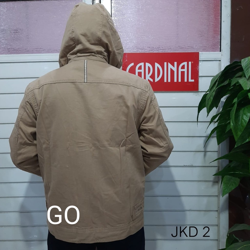 BB JKD CARDINAL JAKET KANVAS Cowok Casual Jaket Pria Outdoor Keren