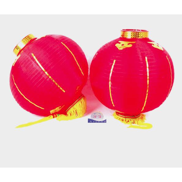 lampion polos kain sutra 20cm 8inch