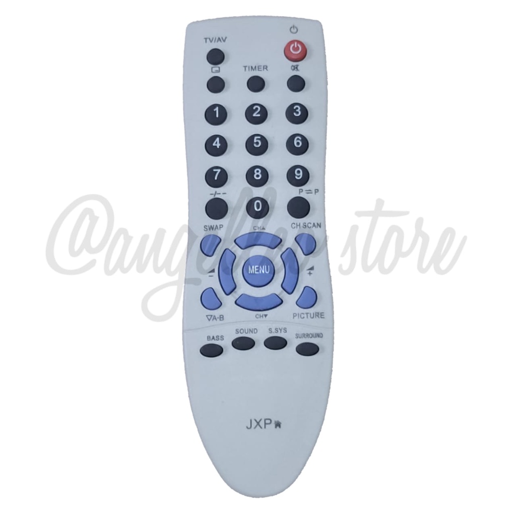 Remot TV Multi~TV Tabung~SANYO~JXP~PUTIH~BARU