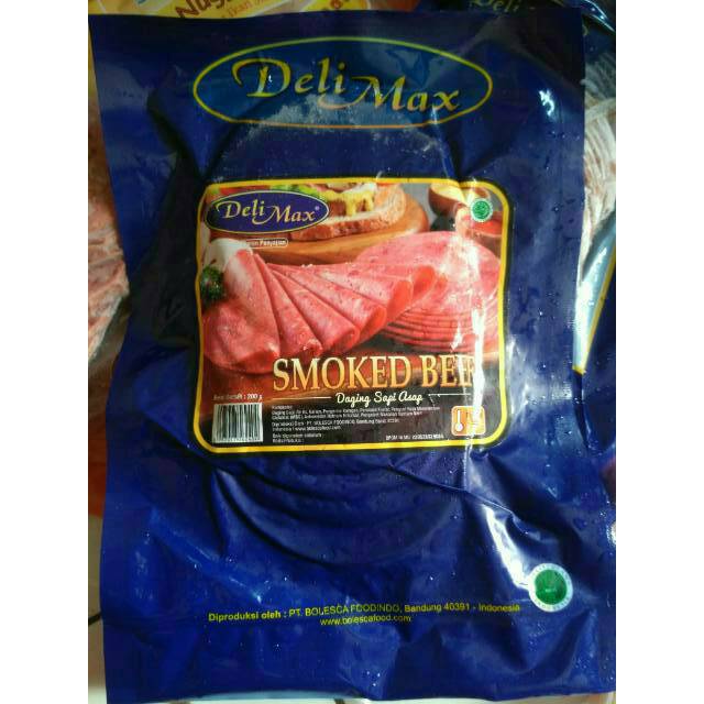 

Enaaakkk!!! Delimax Smoked Beef 200gr Daging Sapi Asap 10 slices