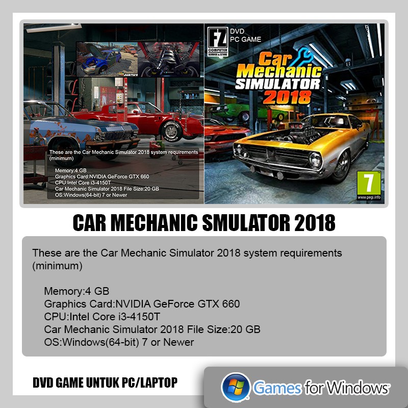 car mechanic simulator 2018 system requirements on car mechanic simulator 2018 system requirements