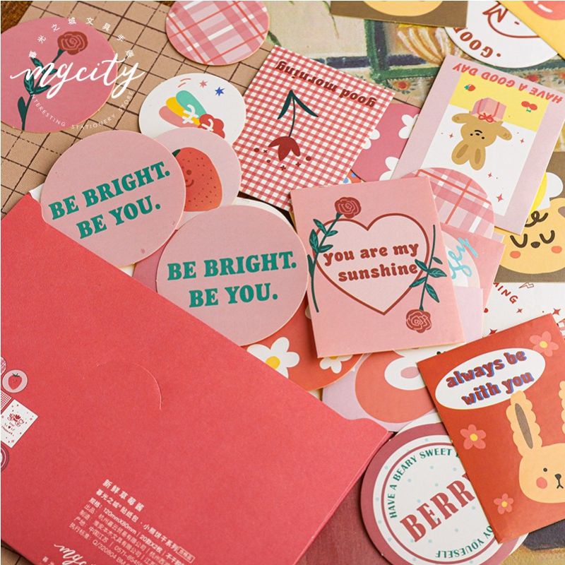 

[Areum] 40 pcs STICKER AESTHETIC BEAR
