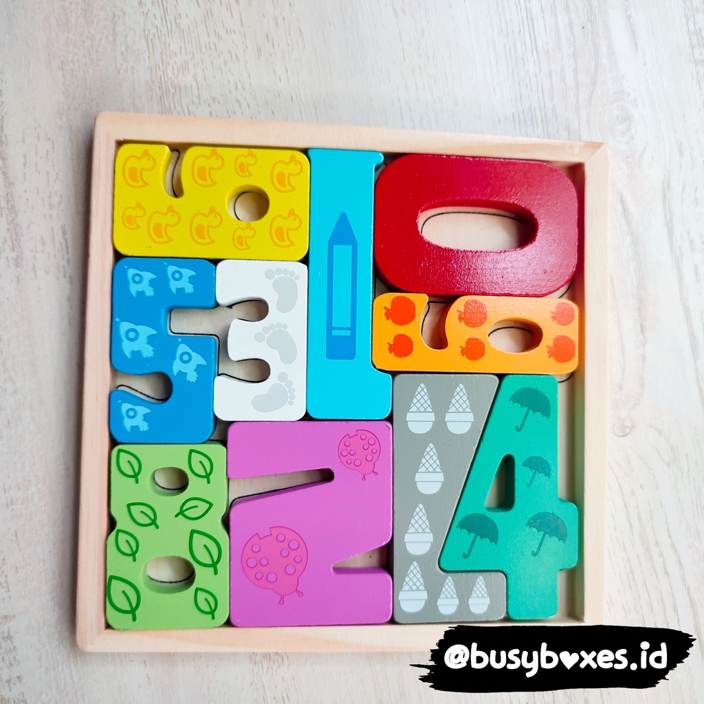 [busyboxes.id] puzzle 3D angka 0 - 9