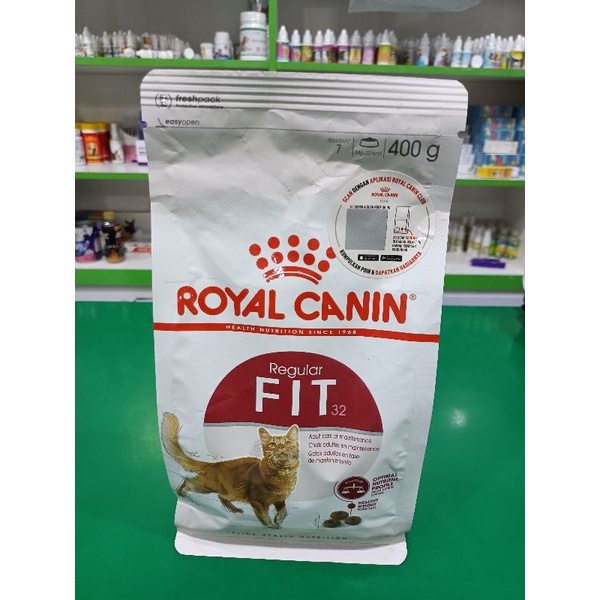 Royal Canin fit 32 kemasan 400g Freshpack/ Rc fitt 32