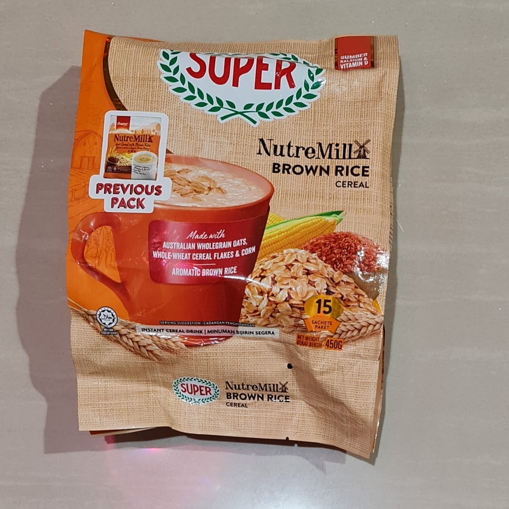 

Sereal Super Nutremill Brown Rice Cereal 15 x 30 Gram