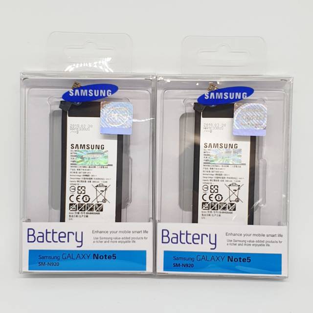 dc88 - Baterai Samsung Galaxy Note5 Note 5 N9200 Original SEIN 100% Batere Batre Battery Batt Bat