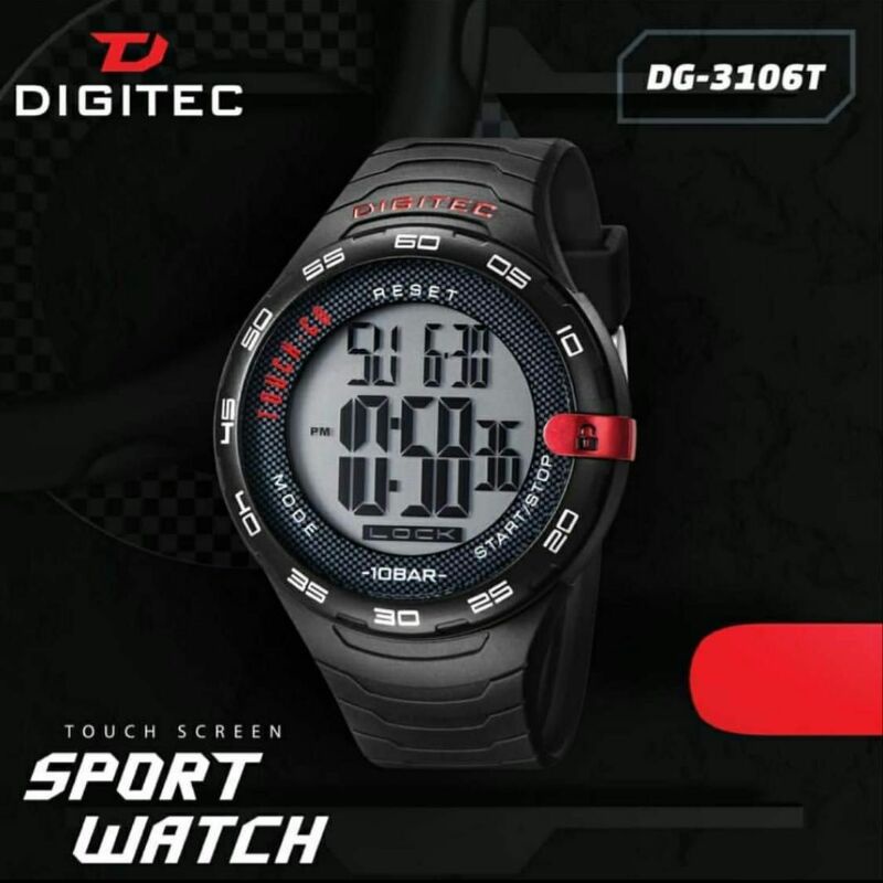 jam tangan pria Digitec DG 3106 DG 8106 original touch screen Digital