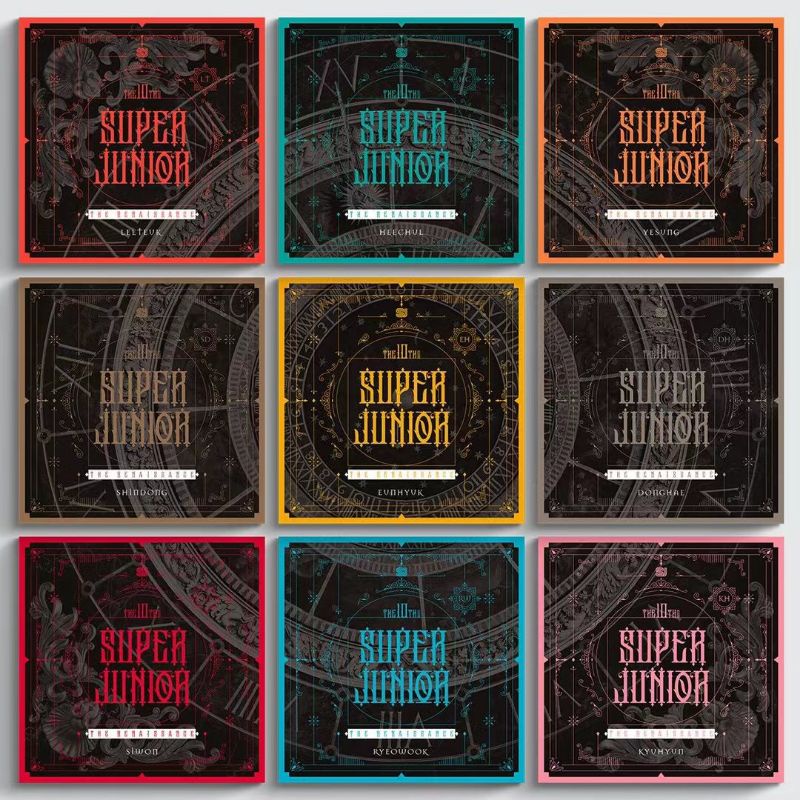 [SEALED] SUPER JUNIOR THE RENAISSANCE LEETEUK YESUNG SHINDONG EUNHYUK DONGAHE SIWON RYEOWOOK VERS