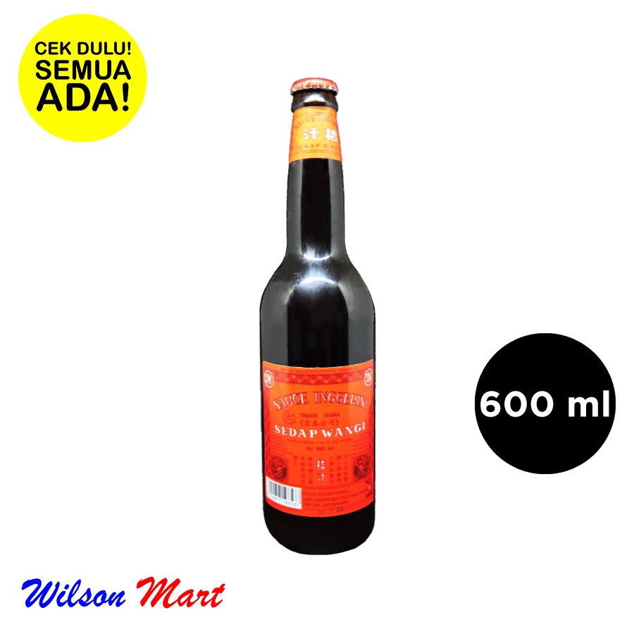

SAUCE INGGRIS CAP SEDAP WANGI 600 ML BOTOL