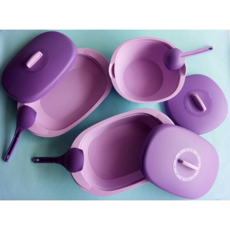 mangkok saji New serving set Twin tulipware