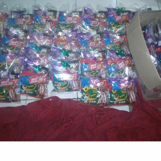 

bingkisan snack/souvenir ulang tahun
