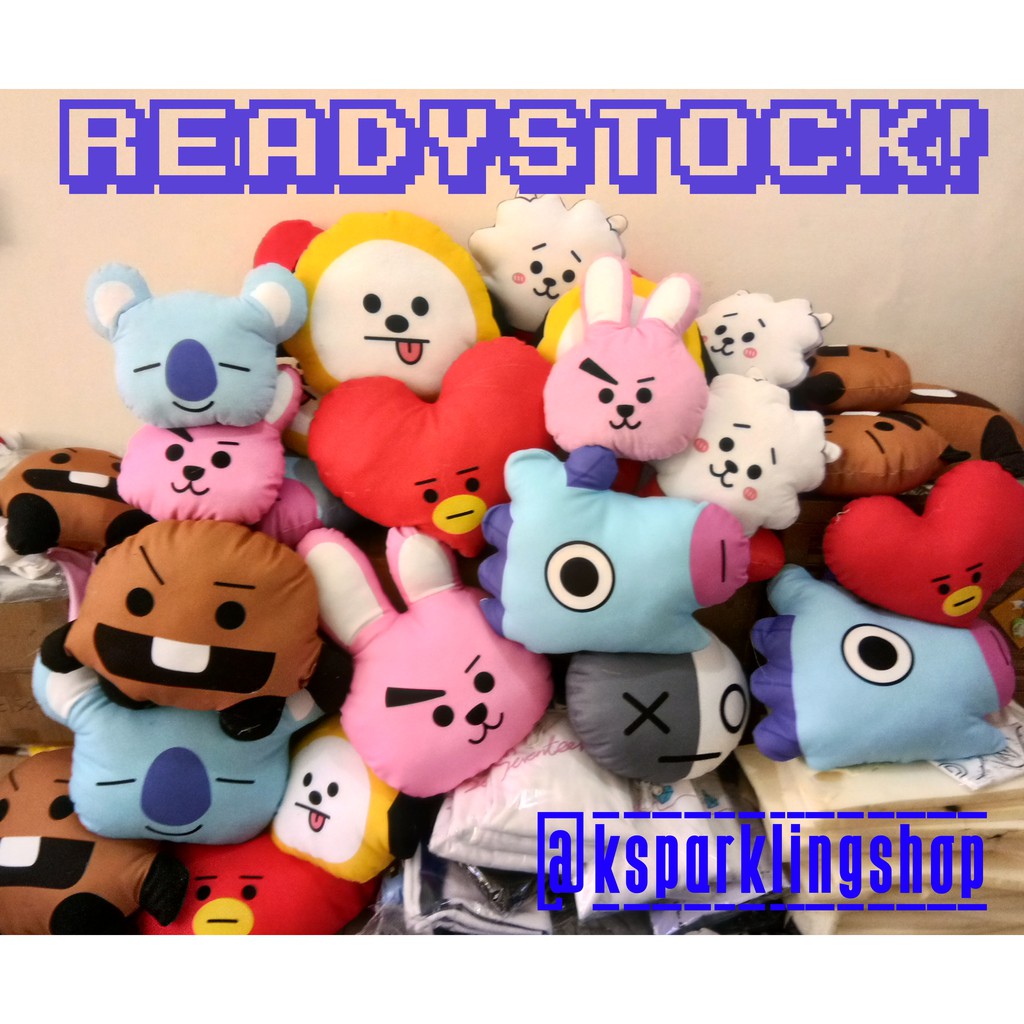  35x45cm BT21  Bantal  Boneka Ukuran kecil Shopee Indonesia