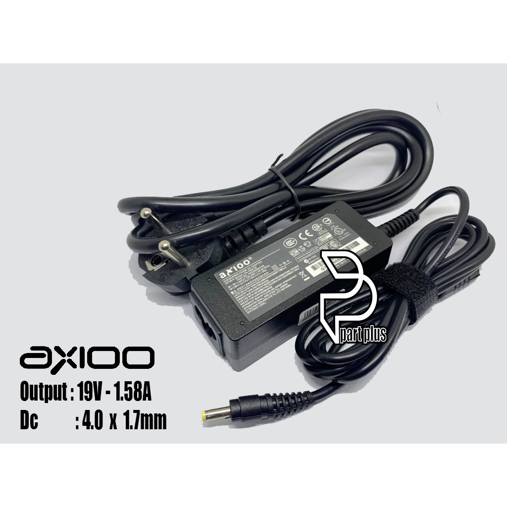 Adaptor Charger Casan Laptop Axioo 19v 1.58a (4.0 x 1.7 mm)