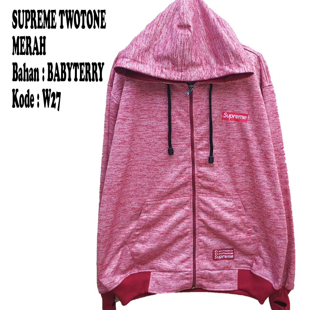 jaket supreme pink