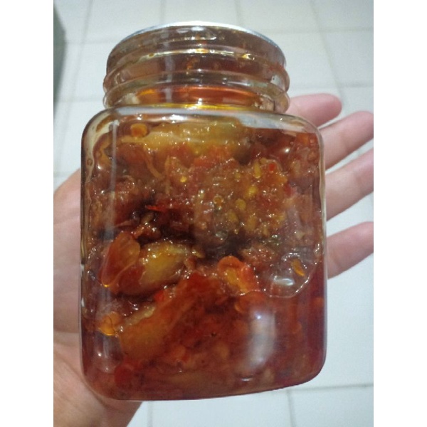 sambel baby cumi asin pedas