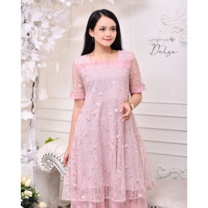 BISA COD!!DRESS NATAL WANITA TERBARU DRESS PESTA WANITA