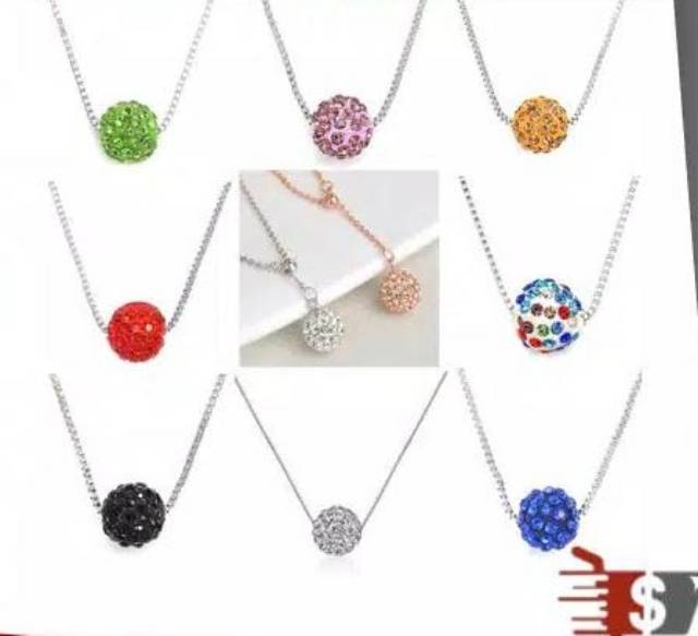 Medan Termurah kd11 Korean style Kalung Kristal Titanium Import Beauty