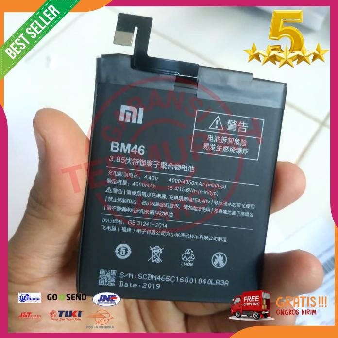 Acc Hp Baterai Xiaomi Redmi Note 3 Pro Original Baterai Bm46