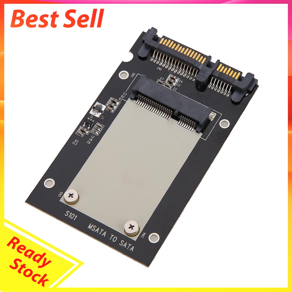 mSATA SSD to 2.5in SATA Convertor Adapter Card Computer Transition Card