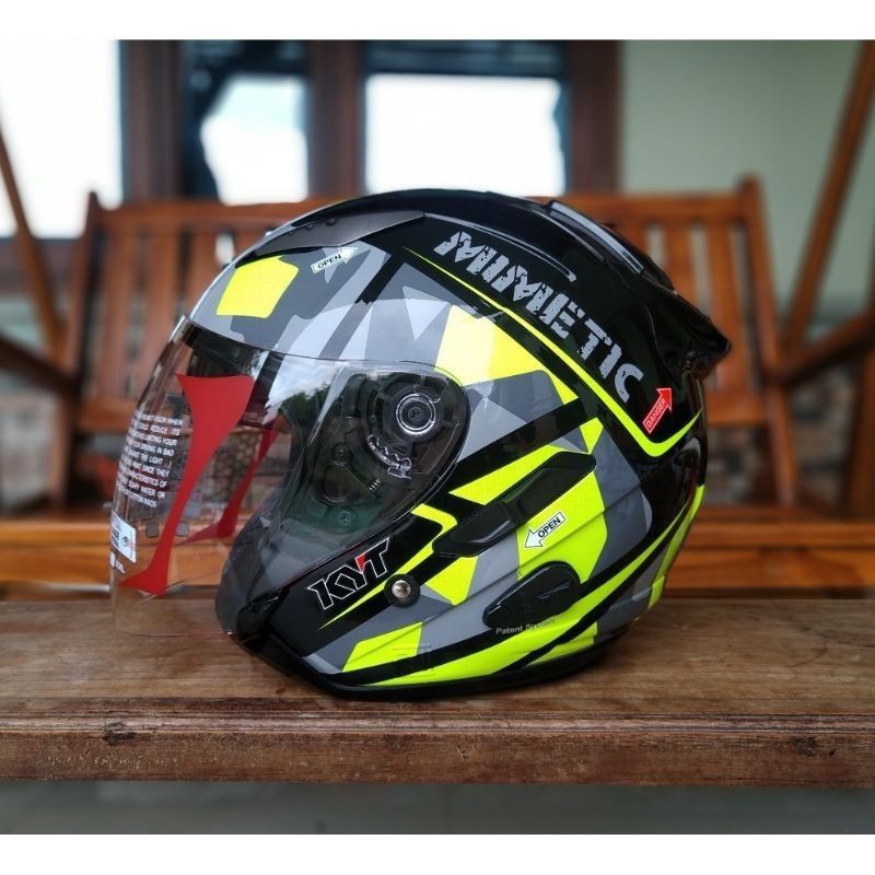 Kyt galaxy slide motif mimetic black yellow