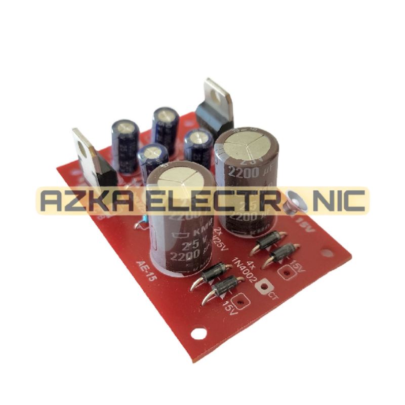 Kit Power Supply Simetris PSU Regulator 15V CT AE-15
