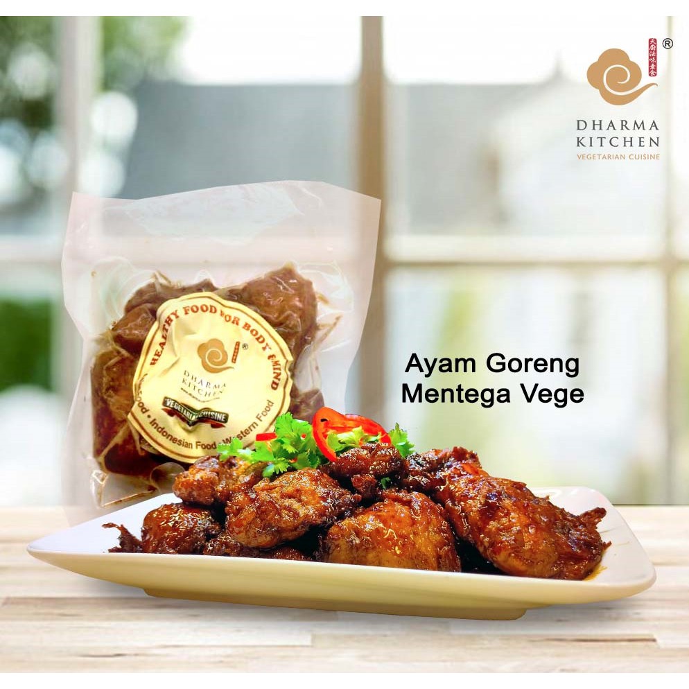 

Dharma Kitchen - Ayam Goreng Mentega Vegetarian - Frozen Healty Food