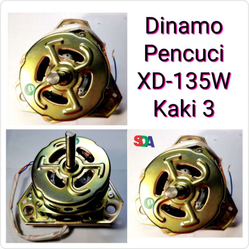 Dinamo Mesin Cuci Pencuci Umum XD Kaki 3 135W