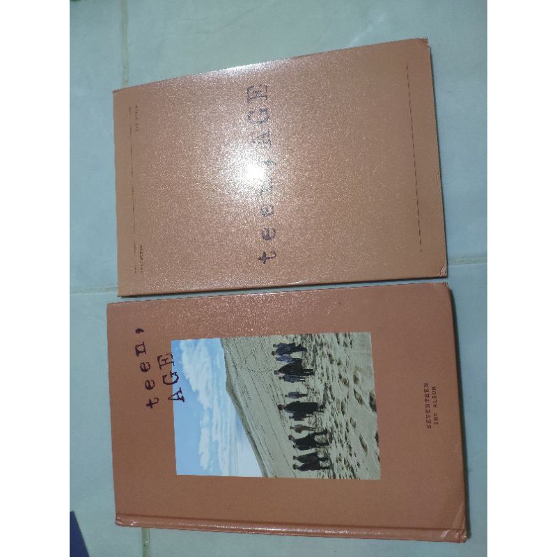 ALBUM TEEN AGE ORANGE WONWOO HOSHI DK SEVENTEEN OFFICIAL WHITE