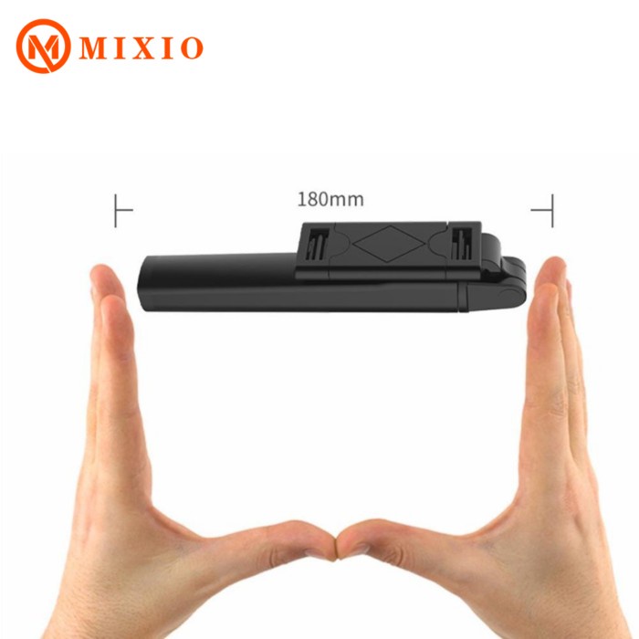 MIXIO - Q07 Selfie Stick Tripod Phone Stand (NON-LED Fill Light)