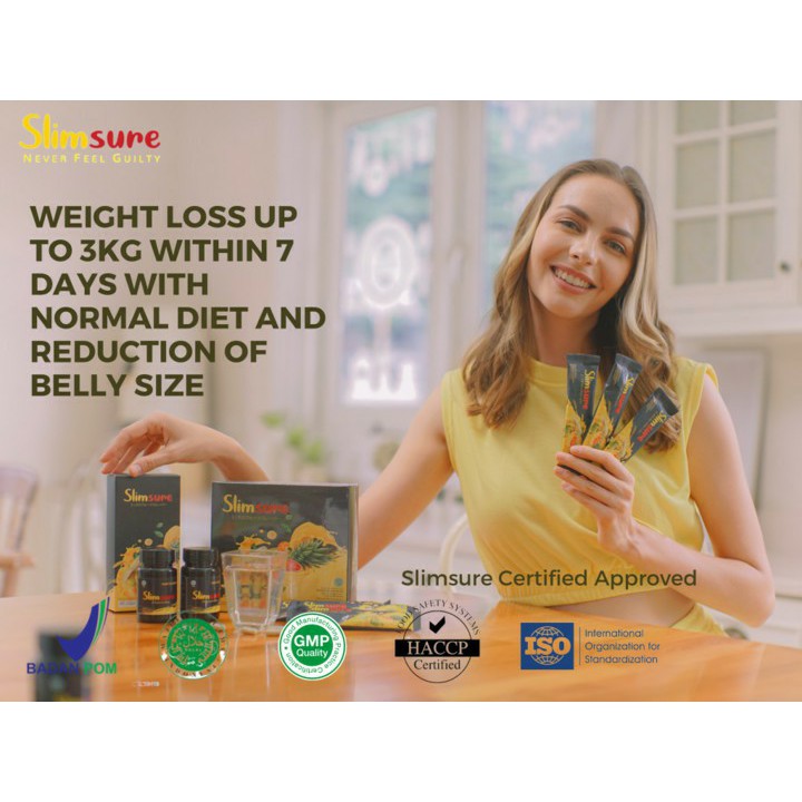 (BISA COD) Slimsure Burn Fat Original BPOM Strong Kapsul Pembakar Lemak