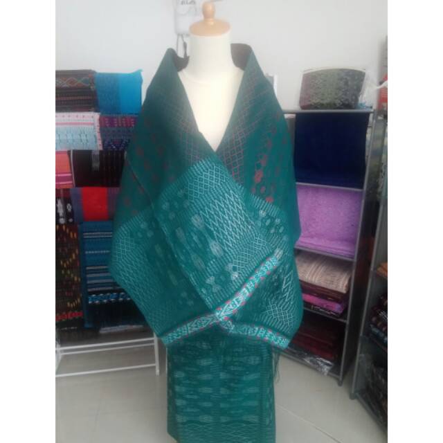 Pilkos/Ulutorus Hijau Songket Tarutung