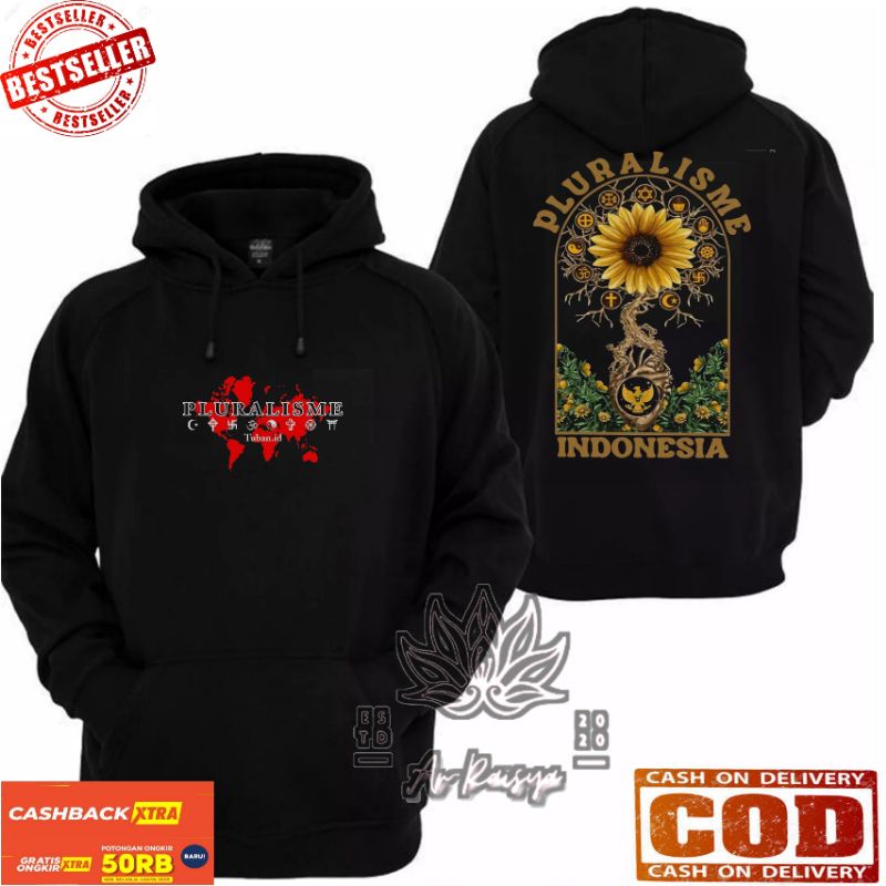 Hoodie panjang umur hal baik/jaket panjang umur hal baik/Hoodie pluralisme/Jaket pluralisme/Jaket to