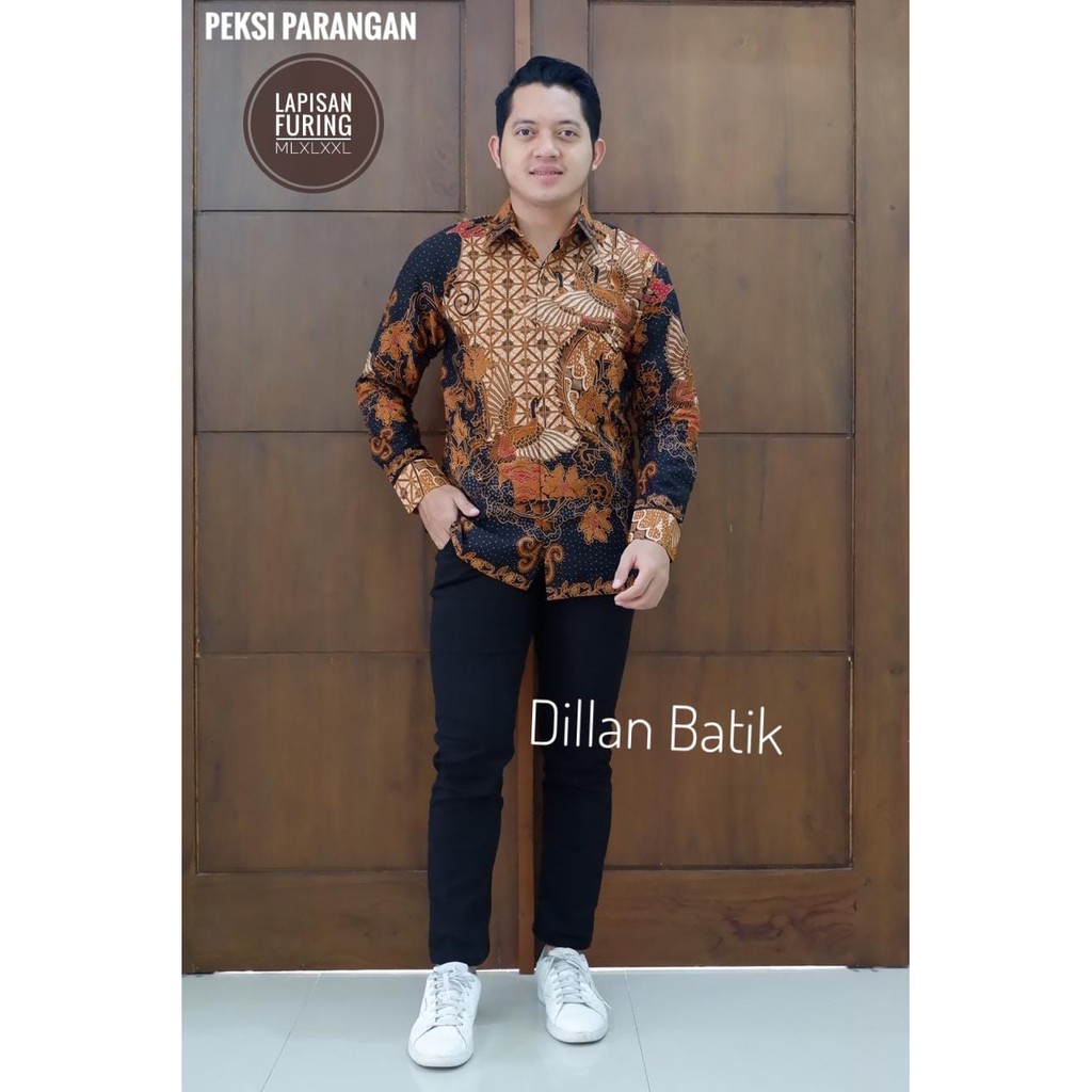 PEKSI PARANGAN DILLAN KEMEJA BAJU BATIK PRIA SOLO LENGAN PANJANG PENDEK LAPIS FURING ATASAN BATIK PREMIUM MODERN KATUN HALUS BASUDEWA BOKOR GRANITAN BUNGA SLARAK CAKRA SENA PARANG KUSUMA ELANG GOLD GARUDA PANCASILA GODONG SIMBARAN GURDO WISESO JANUR VIJAY