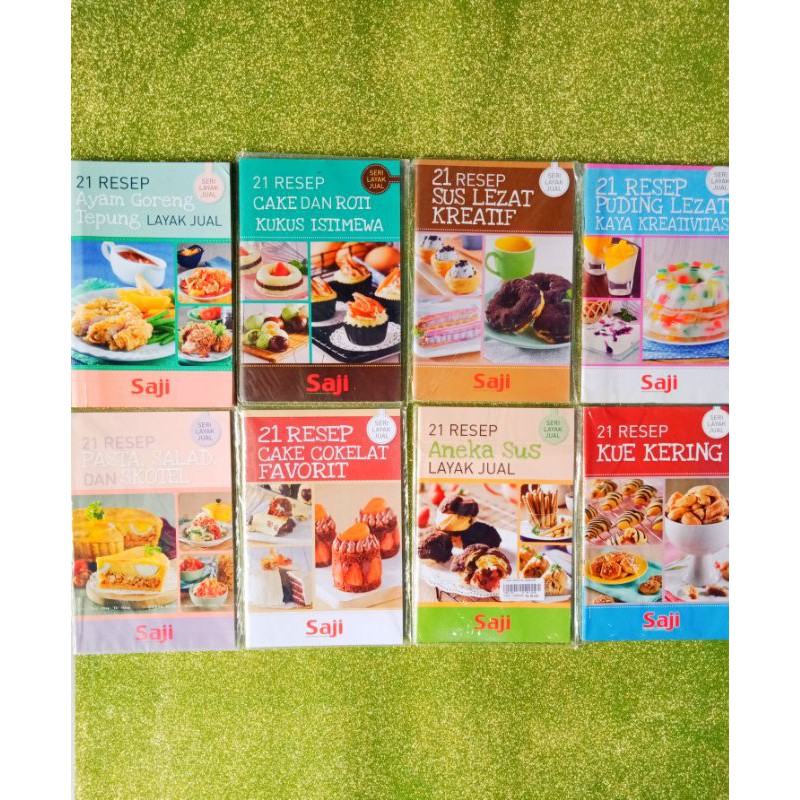 obral Buku Resep masakan  saji Seri Layak Jual // masakan Nusantara // tradisional // kue kering // 