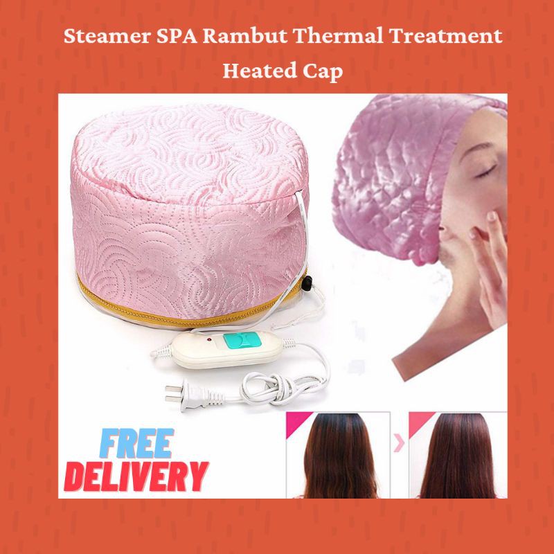 Hair Treatment Rambut Steamer SPA Rambut Thermal Treatment Heated Cap