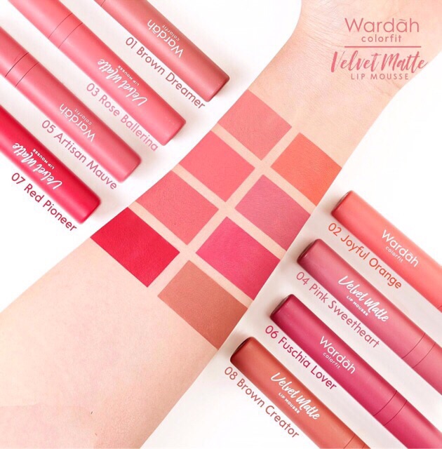 Wardah Colorfit Velvet Matte Lip Mousse