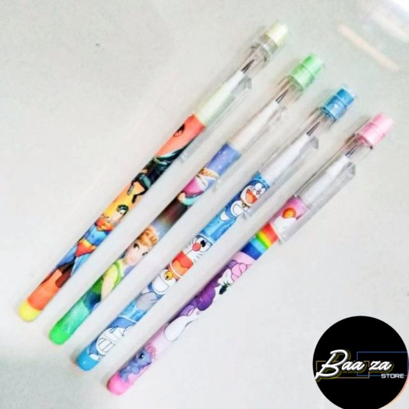 

Pensil Bensia karakter anak (isi 4 pcs) model tusuk sambung