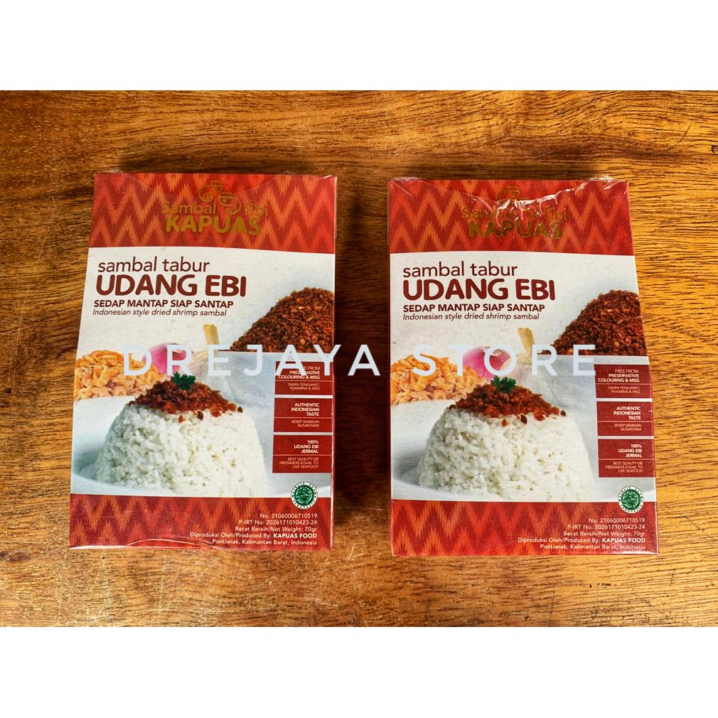 

Sambal Tabur Udang Ebi Kapuas Khas Pontianak (PEDAS SEDANG/EXTRA)