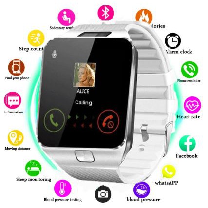 BISA COD !! Smartwatch Bluetooth DZ09 UNISEX CAMERA 2G GSM SIMTF CARD - BISA WA