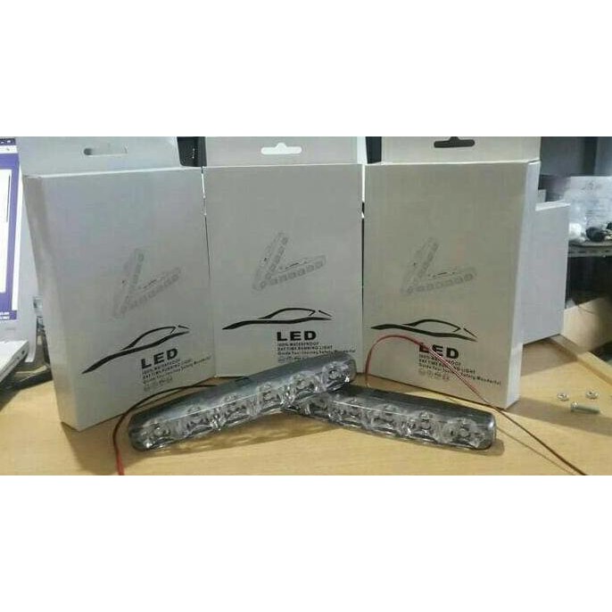 lampu led drl 6 led evalia