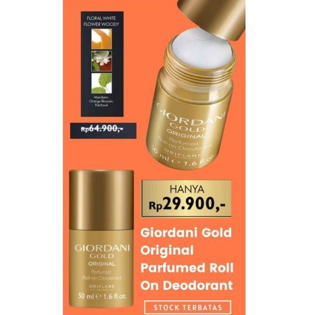 Deodorant Giordani gold oriflame