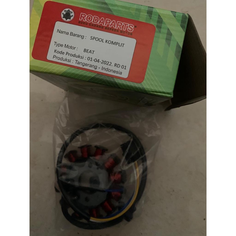 spool komplit spull komplit assy stator assy beat karbu kvy RODAPARTS