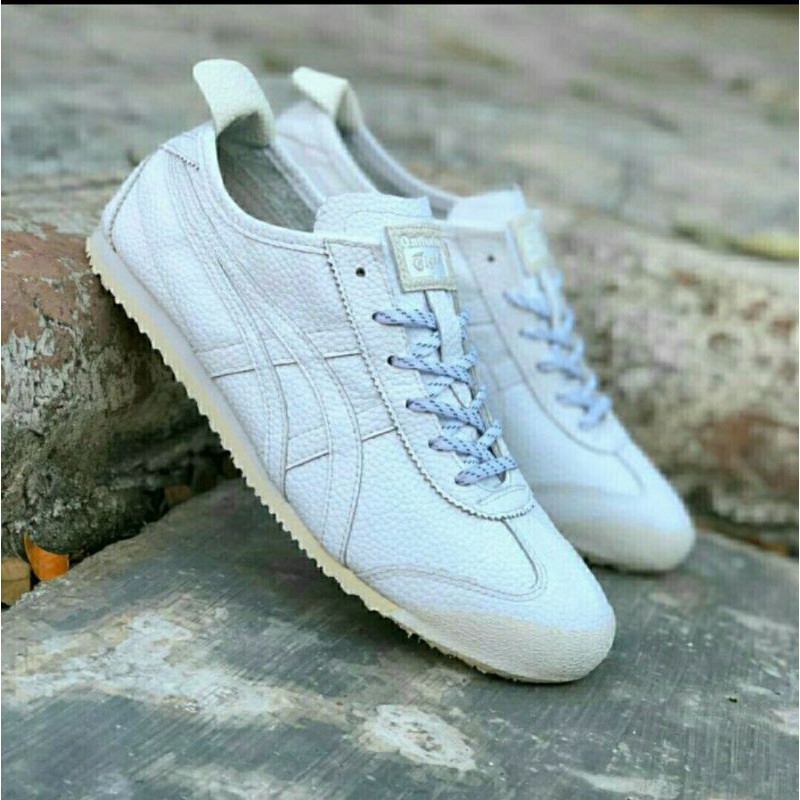 Sepatu Onitsuka Tiger white leather