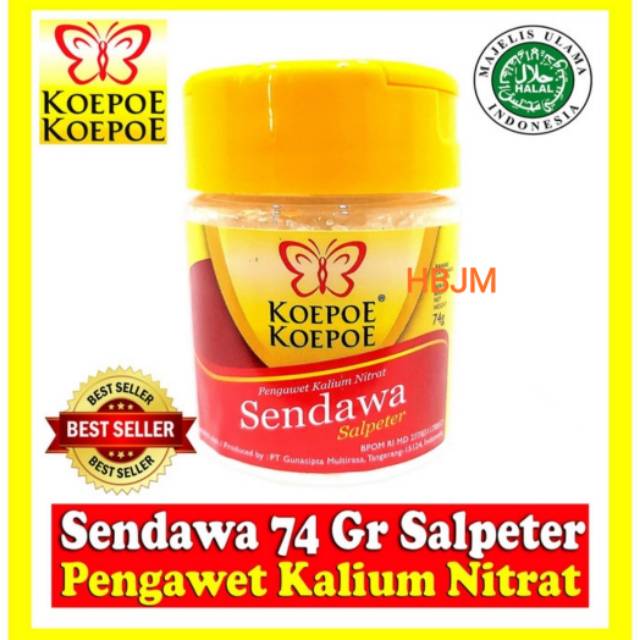 

SENDAWA 74 GR KOEPOE KOEPOE - SALPETER - PENGAWET KALIUM NITRAT PENGEMPUK DAGING