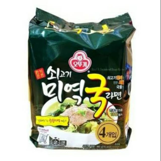 

Ottogi Meat Miyoek Guk - Mie Instan 4 pcs