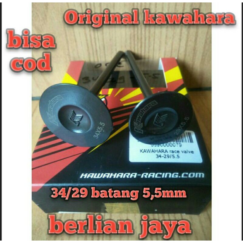 payung klep racing kawahara uk 34/29 batang 5,5mm