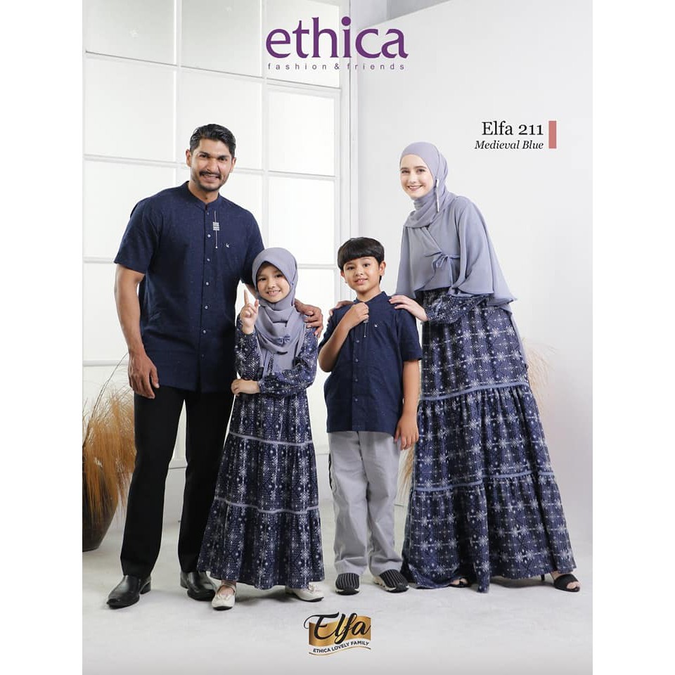 Jual Murah Sarimbit Couple Ethica Original Elfa 211 Medieval Blue kjAxVub5gNggX