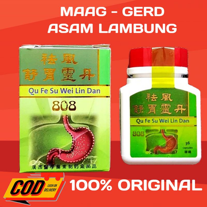 Obat Herbal Maag Asam Lambung Original Qu Fe Su Wei Lin Dan