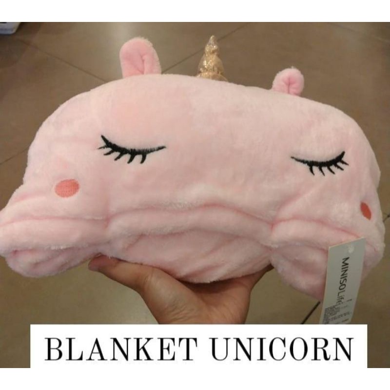 MINISO BLANKET UNICORN 90x100cm